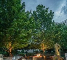 outdoor area with new stone installation