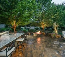 outdoor seating area