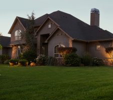 residential night lighting installation